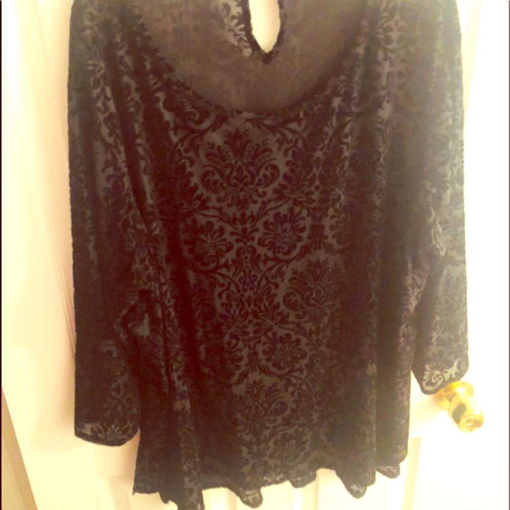 Black Velvet Printed